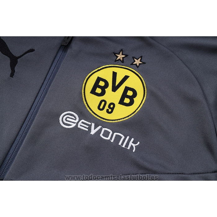 Chandal de Sudadera del Borussia Dortmund 2022-2023 Gris